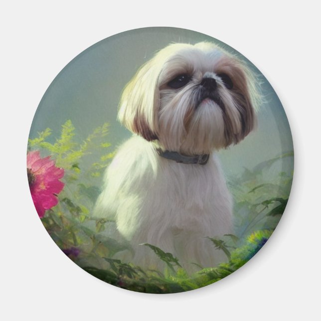 Imán Derpy Shih Tzu Magnet (Frente)