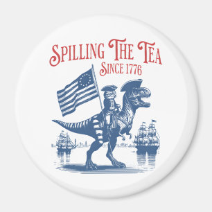 Imán Derramando el Té Desde 1773 Cita Linda
