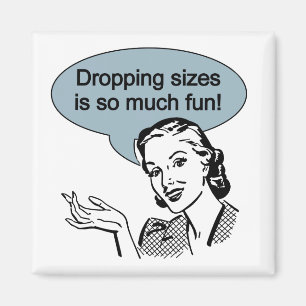 Imán Derramar tamaños es muy divertido