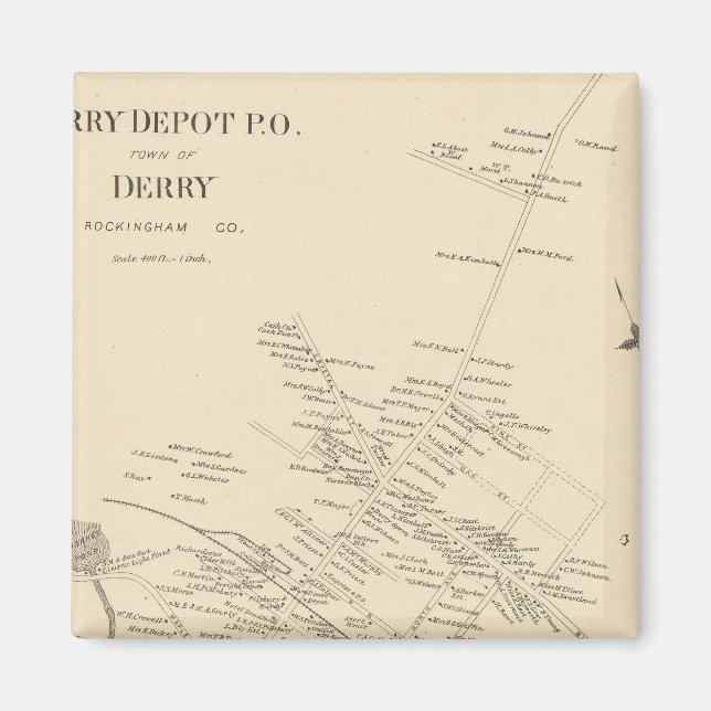 Imán Derry Depot PO (Frente)