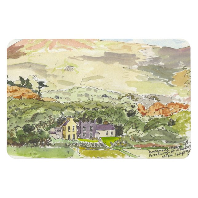 Imán Derrynane House Fridge Magnet (Horizontal)