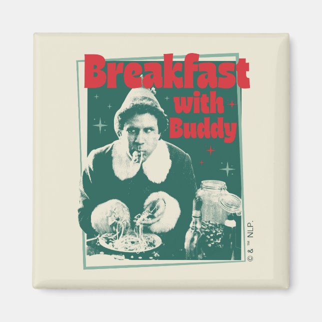Imán Desayuno con Buddy (Frente)