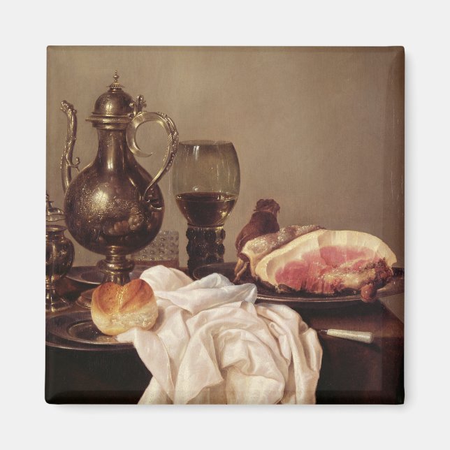 Imán Desayuno con vida (petróleo en el panel) (Frente)