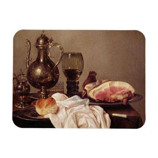 Imán Desayuno con vida (petróleo en el panel) (Horizontal)