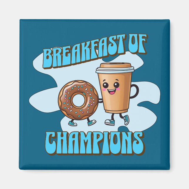 Imán Desayuno de Campeones (Frente)