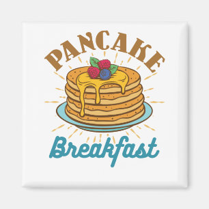 Imán Desayuno de panqueques de época