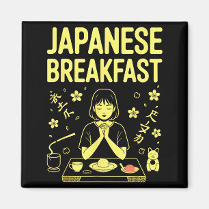 Imán Desayuno Japonés Zen Mañana Miso Arroz Té Gráfico