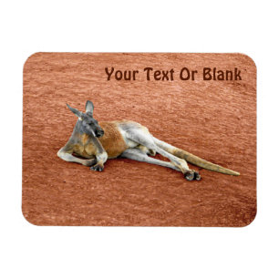 Imán Descanso de Red Kangaroo Buck