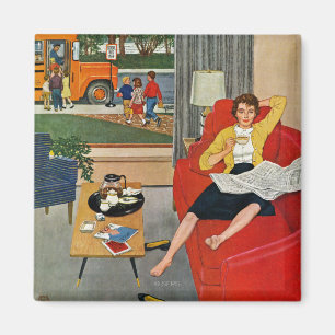 Imán Descanso del café de la mañana