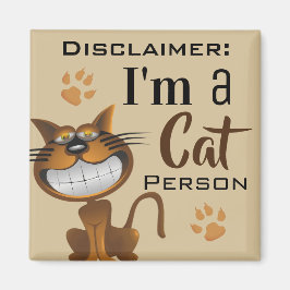 Imán Descargo de responsabilidad por "Soy una persona d