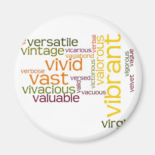 Imán Describirse a sí mismo con adjetivos - V