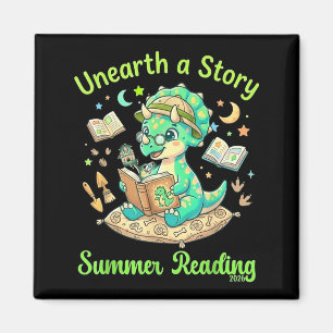 Imán Descubre una historia Triceratops lectura de veran