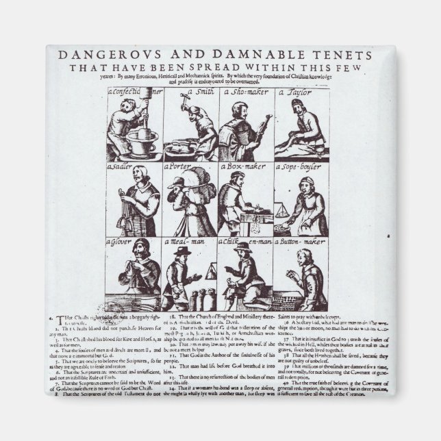 Imán Descubrimiento de los más peligrosos (Frente)