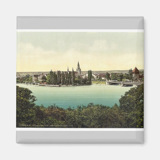 Imán Desde la Seestrasse, Constance (es decir, Konstanz (Frente)