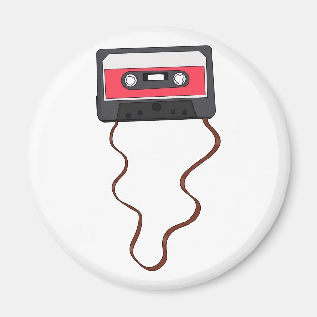 Imán Desenganche la cinta mixtape Retro Vintage (Frente)