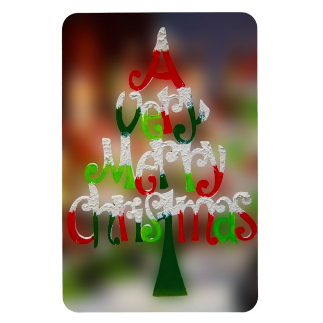 Imán Deseos de Árbol de Navidad (Vertical)