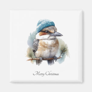 Imán Deseos de cucaburra de invierno, personalizado