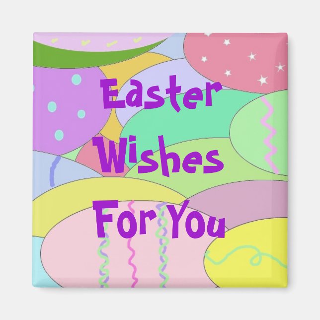 Imán Deseos de Pascua para ti (Frente)
