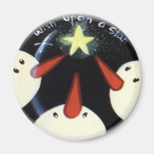 Imán Deseos Sobre Una Estrella (Frente)