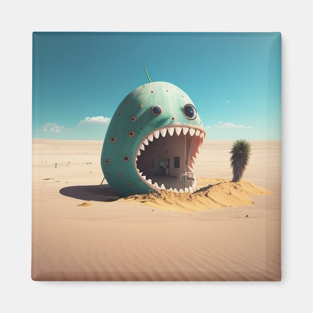 Imán Desert monster house (Frente)