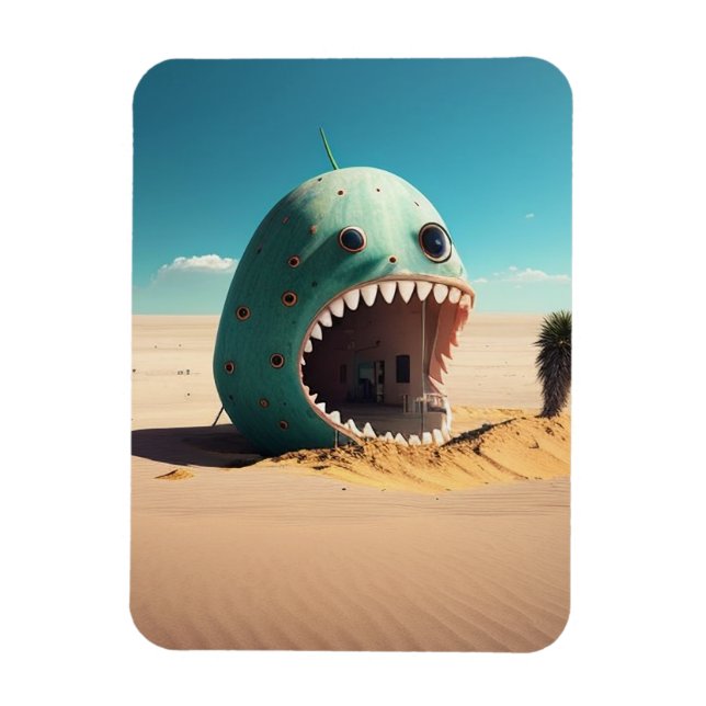 Imán Desert monster house (Vertical)