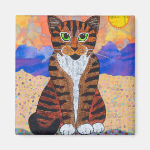 Imán Desert Tabby