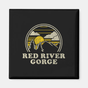 Imán Desfiladero del Río Rojo Kentucky Ky Camiseta Vint
