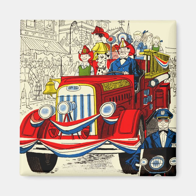 Imán Desfile del 4 de julio (Frente)