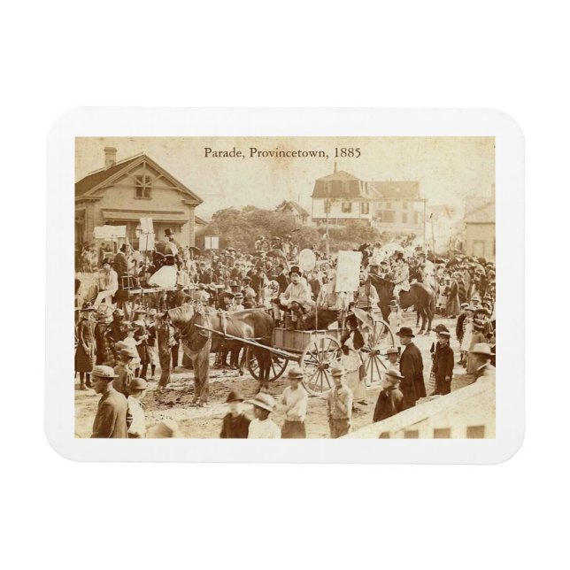 Imán Desfile, Provincetown, 1885 Vintage (Horizontal)