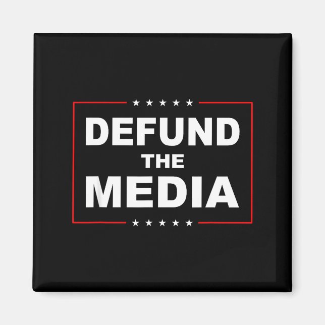 Imán Desfinanciar a los medios de comunicación Deja de  (Frente)