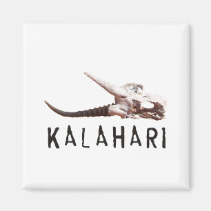 Imán Desierto de Kalahari en África: Cráneo muerto de