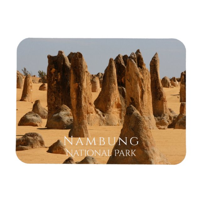 Imán Desierto de Pinnacles, Parque Nacional de Nambung (Horizontal)