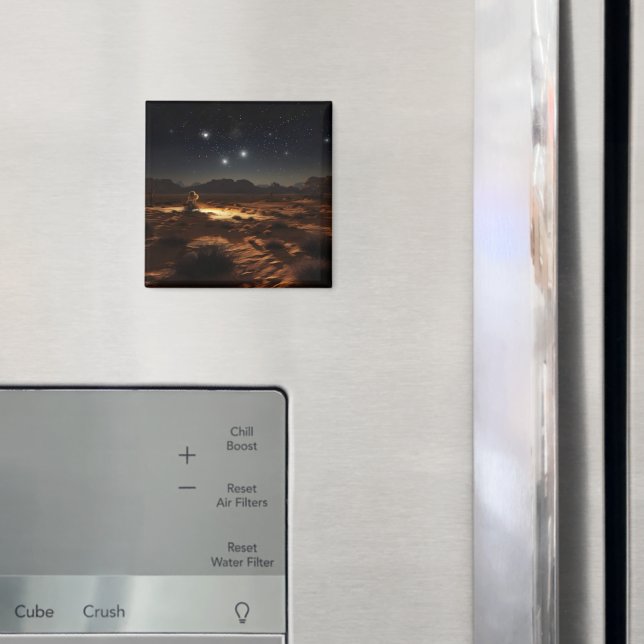 Imán Desierto nocturno de Starry (In situ (nevera))