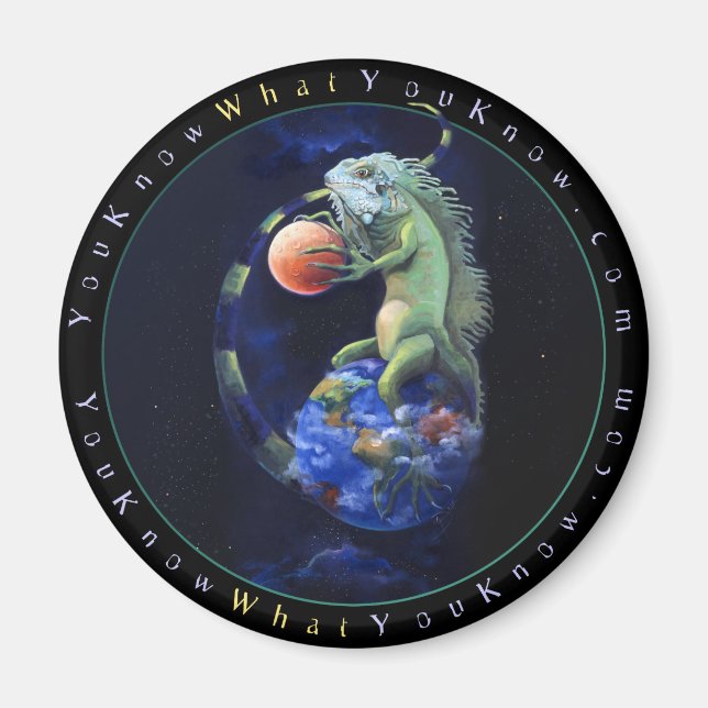 Imán Deslumbramiento de la iguana (Frente)