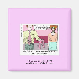 Imán Despedido de Victoria Secret Cartoon Magnet