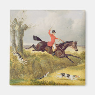 Imán Despejando una zanja, 1839 (aceite en el panel)