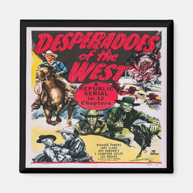 Imán Desperados Occidentales De Occidente (Frente)