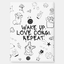 'Despertar. Amar Corgi. Repetir.' Divertidos Garab