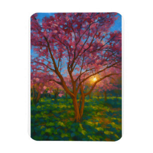 Imán Despertar de primavera - El paisaje de los árboles