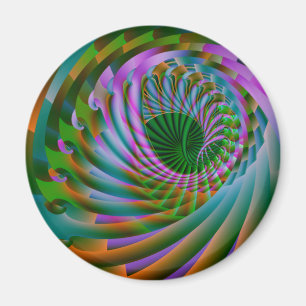 Imán desplazándose hacia dentro