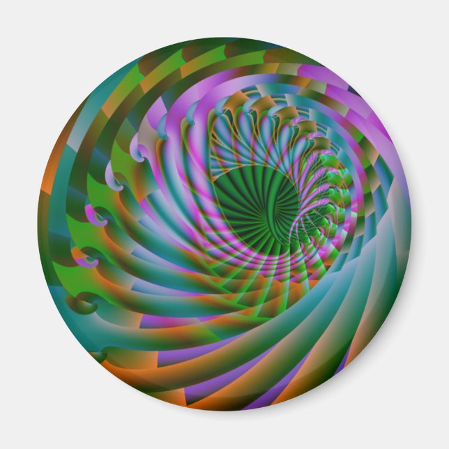 Imán desplazándose hacia dentro (Frente)