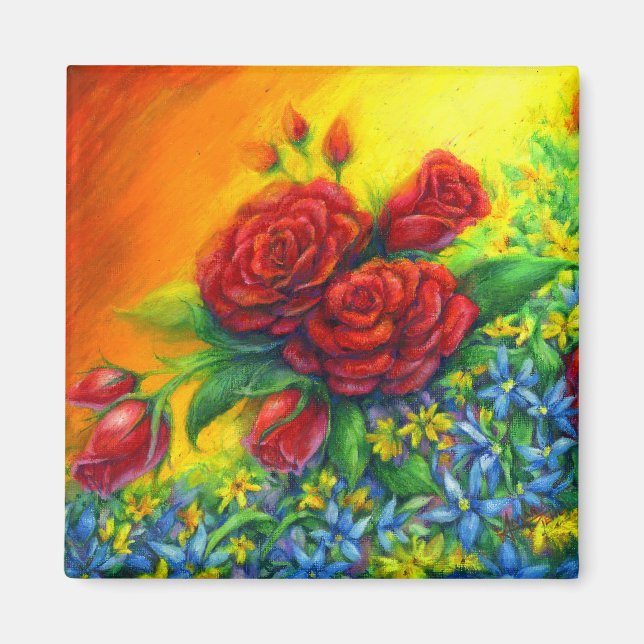 Imán Desplome de Rosa (Frente)