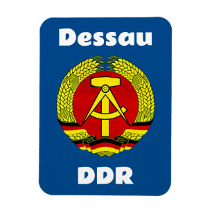 Imán Dessau, DDR, Dessau, Alemania (Ossi de Alemania Or