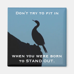 Imán Destaqúese el cormorán