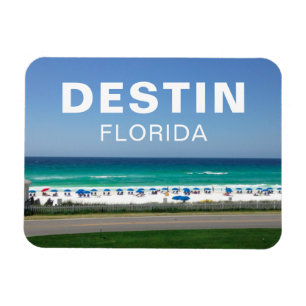 Imán Destin Florida Fotografía de vacaciones junto al m