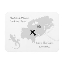 Imán Destino de Boda de Ibiza Guardar la fecha