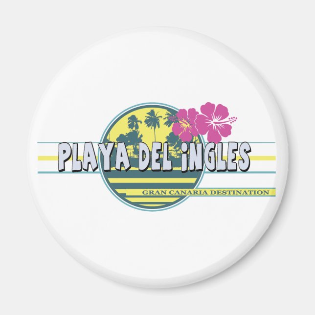 Imán Destino de Playa del Inglés GC (Frente)