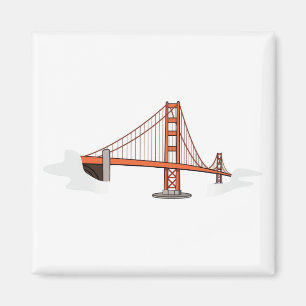 Imán Destino del puente Golden Gate de San Francisco