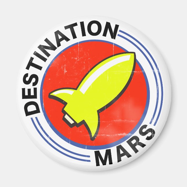 Imán Destino Marte (Frente)