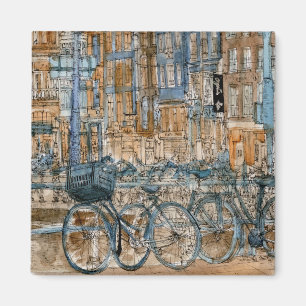 Imán Destinos  Acuarela Vista Nueva York